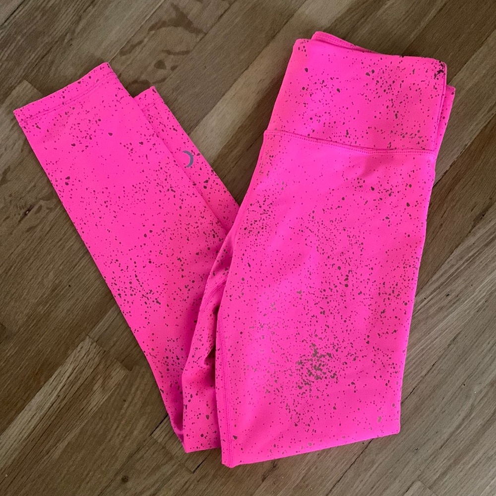 🌙 Zyia Active 7/8 Hot pink Sparkle tights